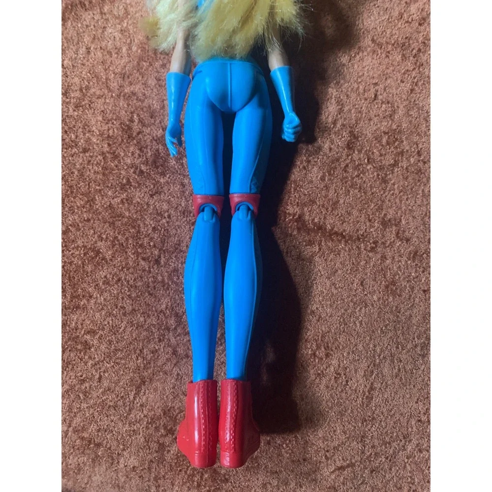 Mattel DC Super Hero Girls Supergirl 12 inch Action Doll 2015 Blonde Blue Red